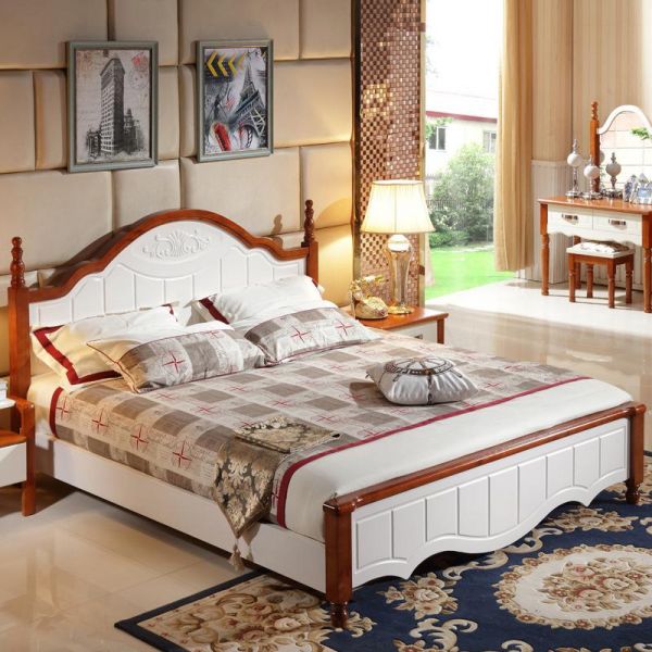 Giường gỗ kiểu dáng đẹp phong cách cổ điển Á châu