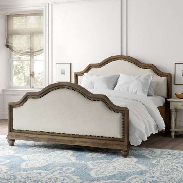 Giường ngủ gỗ bán cổ điển đẳng cấp quý tộc châu Âu
