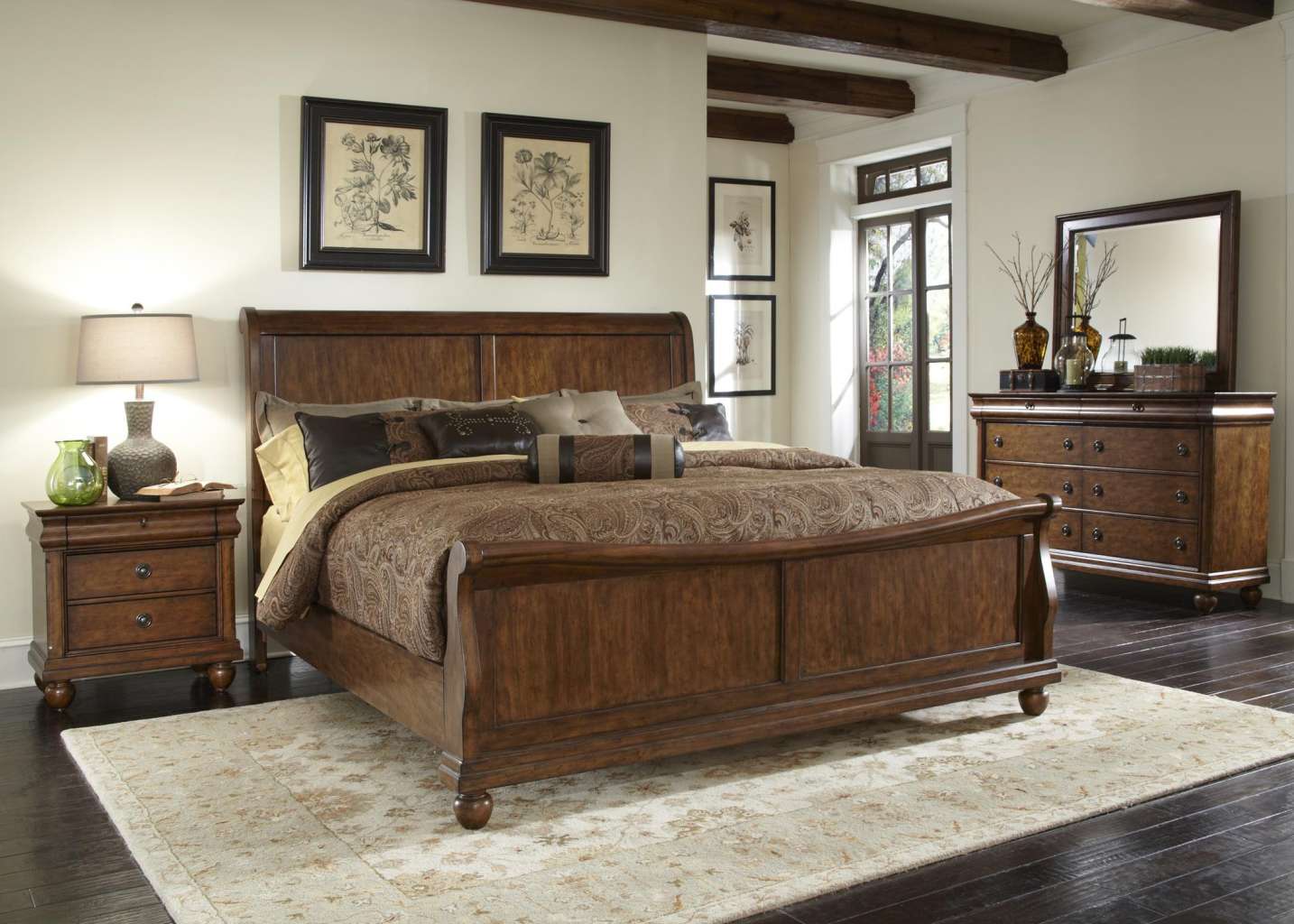 Giường ngủ gỗ đẹp tinh tế tối giản sang trọng