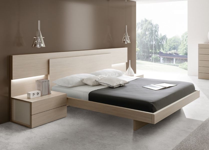 Giường ngủ gỗ hiện đại Nhật Fuji Bed