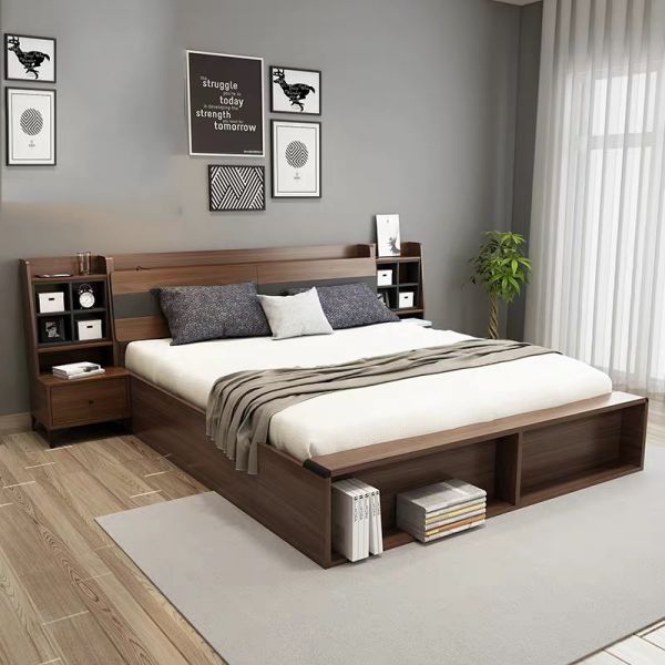 Giường ngủ gỗ kiểu dáng thông minh đẹp